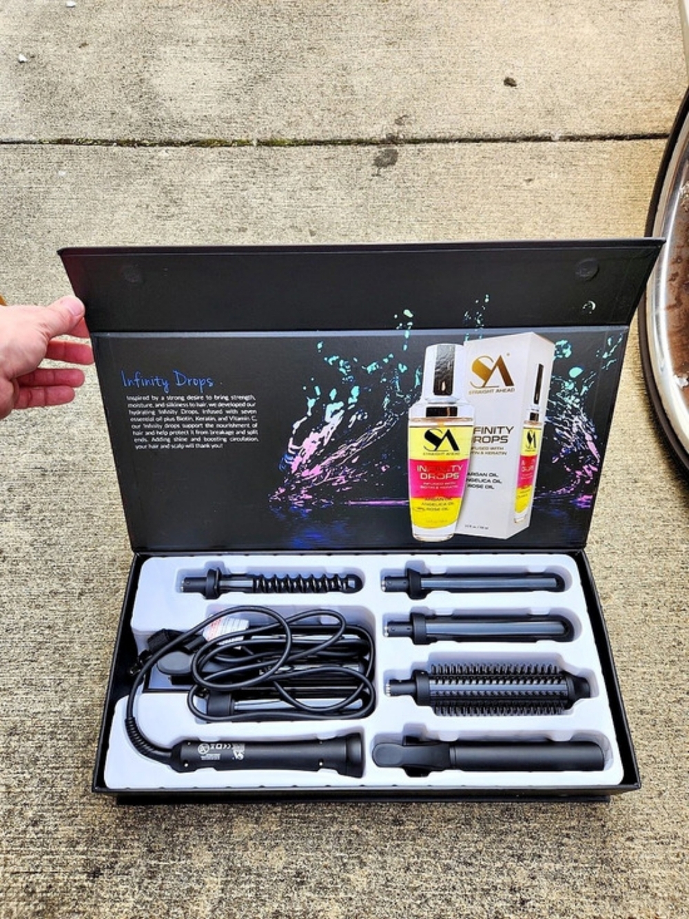 New Sleek Styler Multi-Styling Hair Tool Kit